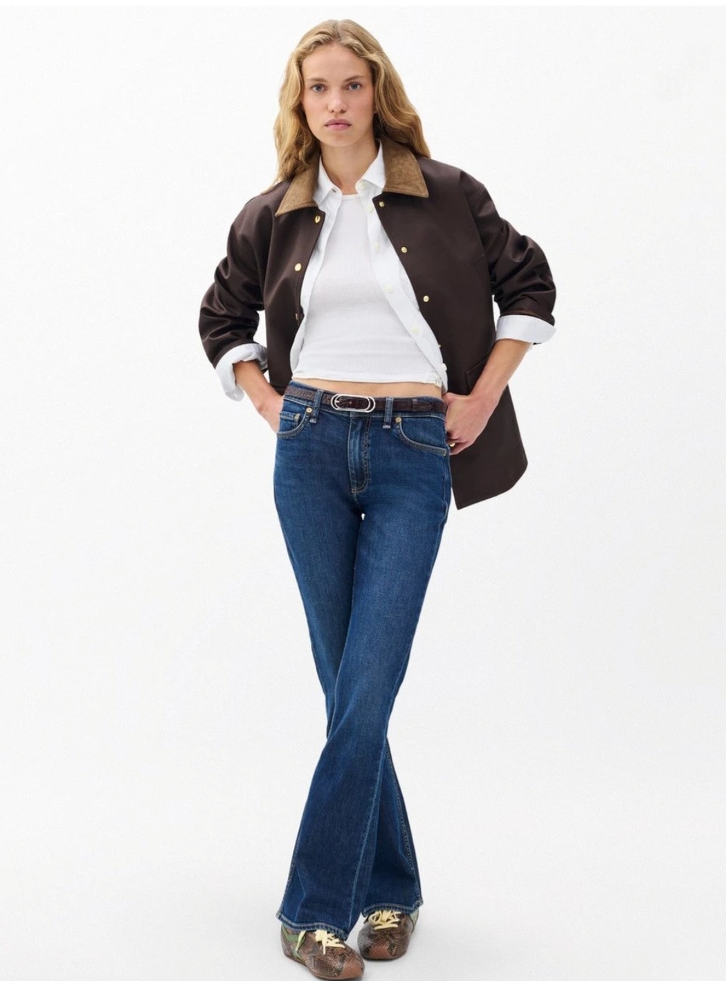 Rag & Bone Peyton Vintage Stretch Bootcut Color: Dark Rinse Wash Size: 31 X 26
